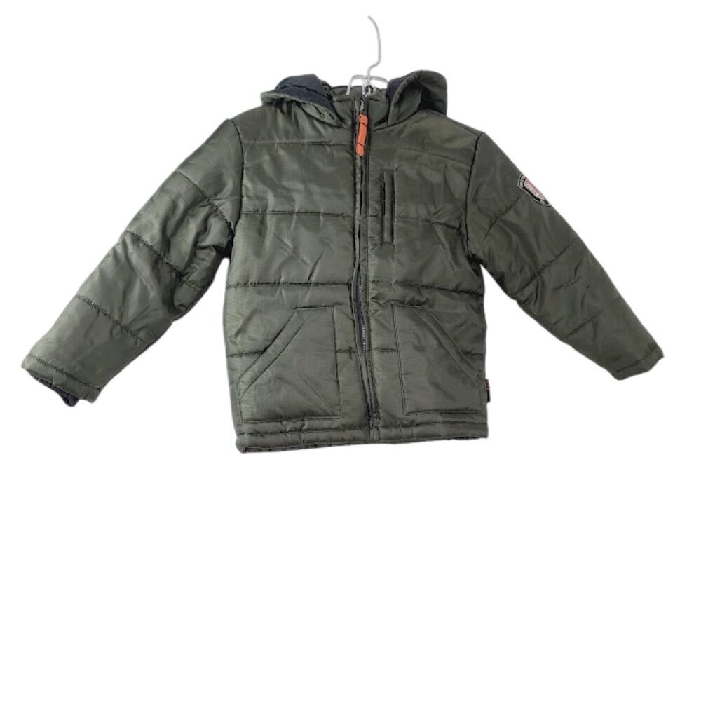 Original Boy's Olive Green Weatherproof Snow Padded Puffer Jacket Size M